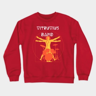 Vitruvius band  art Da Vinci orchestra Crewneck Sweatshirt